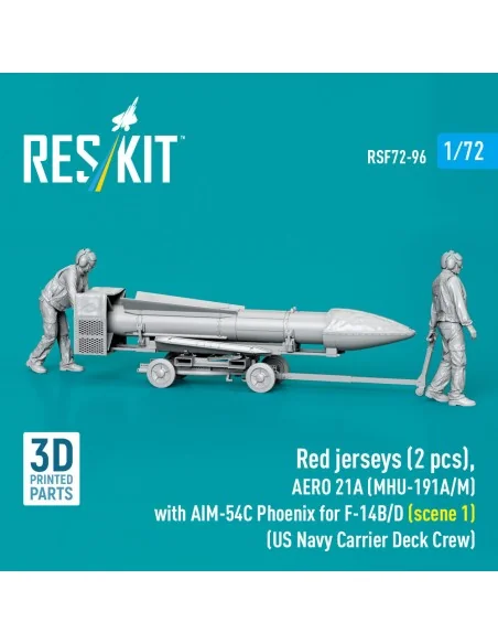 Red jerseys (2 pcs), AERO 21A (MHU-191A/M) with AIM-54C Phoenix for...