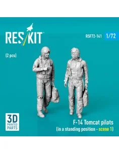 F-14 Tomcat pilots (in a standing position - scene 1) (2 pcs) (3D P... 2