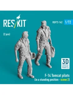 F-14 Tomcat pilots (in a standing position - scene 2) (2 pcs) (3D P... 2