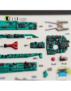 MiG-21 bis - interior 3D decals for Eduard, 1/72 - Kelik K72264