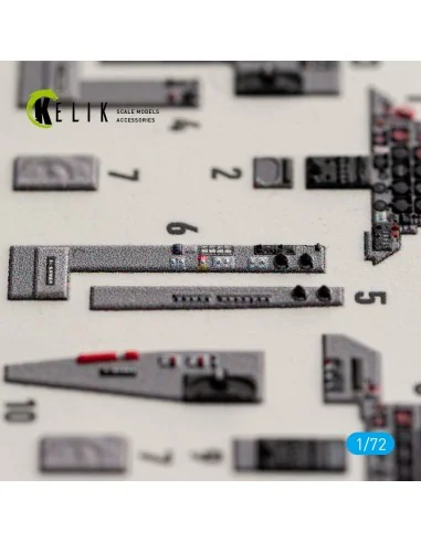 T-1B - interior 3D decals for Platz, 1/72 - Kelik K72263