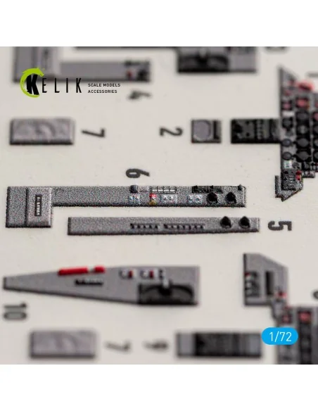 T-1B - interior 3D decals for Platz, 1/72 - Kelik K72263