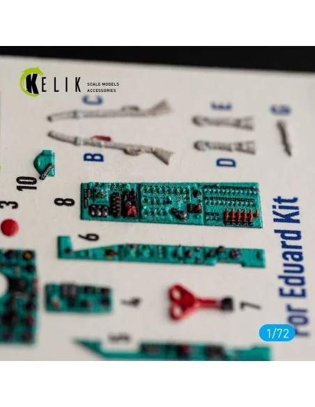 MiG-21 bis - interior 3D decals for Eduard, 1/72 - Kelik K72264