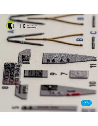 T-1B - interior 3D decals for Platz, 1/72 - Kelik K72263