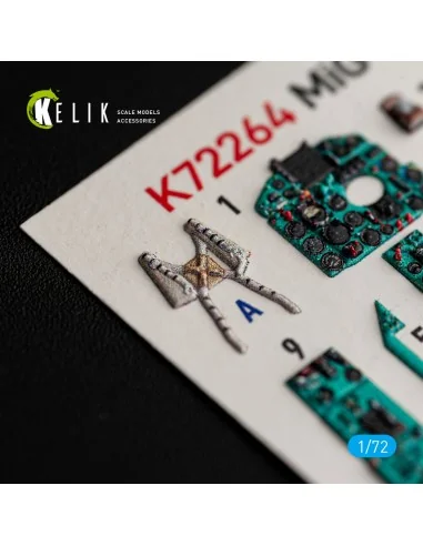 MiG-21 bis - interior 3D decals for Eduard, 1/72 - Kelik K72264