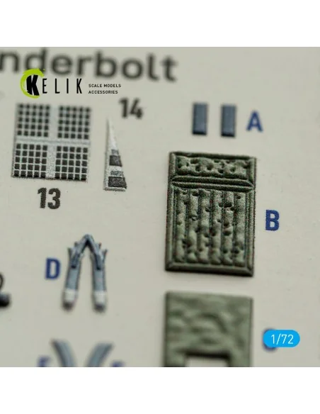 A-10A Thunderbolt - interior 3D decals for Great Wall Hobby, 1/72 -...