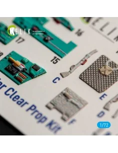 MiG-23MLD - interior 3D decals for ClearProp, 1/72 - Kelik K72270