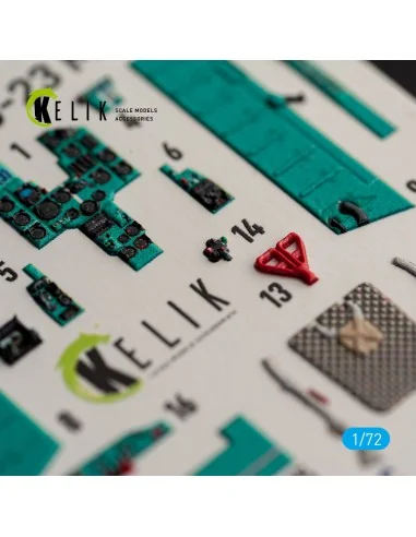 MiG-23MLD - interior 3D decals for ClearProp, 1/72 - Kelik K72270