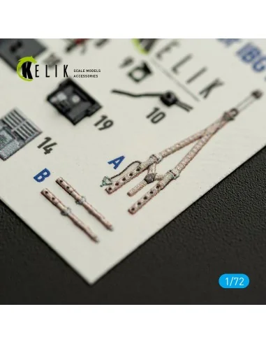Spitfire Mk.II - interior 3D decals for IBG, 1/72 - Kelik K72275