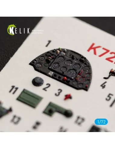 Spitfire Mk.I - interior 3D decals for IBG, 1/72 - Kelik K72274