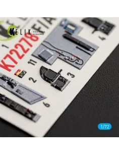 F/A-18A - interior 3D decals for Academy 12411, 1/72 - Kelik K72278