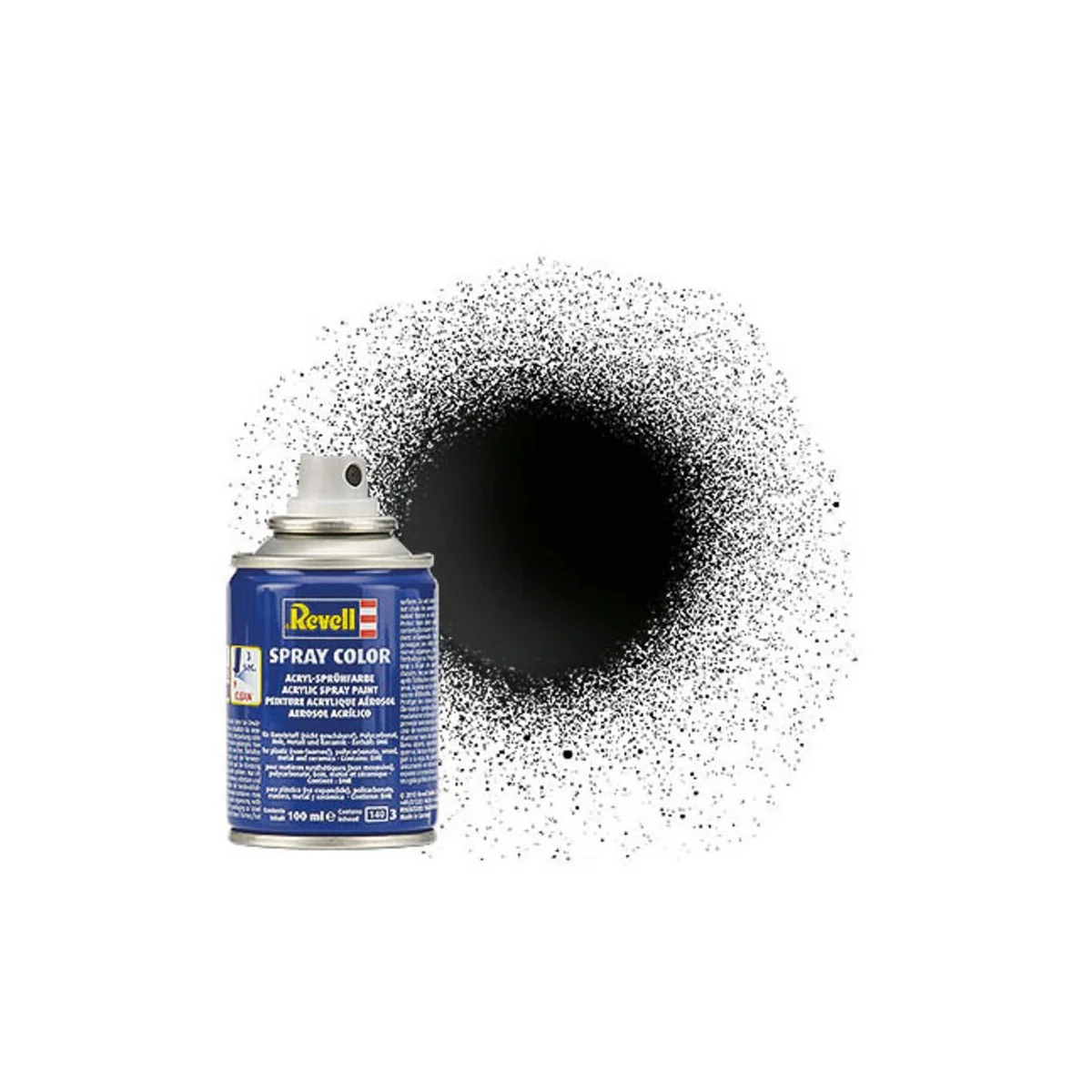 Spray schwarz, glänzend - Revell 34107