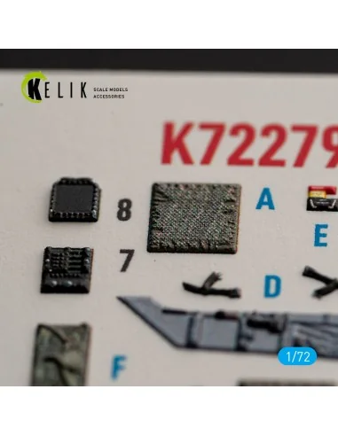 USMC F/A-18+ - interior 3D decals for Academy 12411, 1/72 - Kelik K...