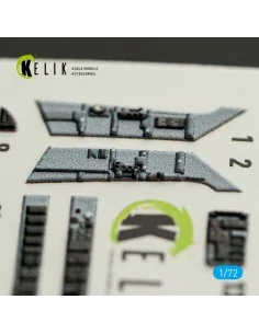 F/A-18C (EARLY) - interior 3D decals for Academy 12411, 1/72 - Keli...