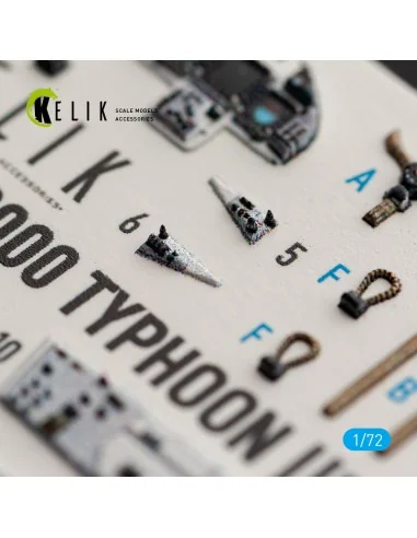 Eurofighter Typhoon EF-2000 - interior 3D decals for Italeria, 1/72...