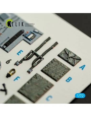 F/A-18C (EARLY) - interior 3D decals for Academy 12411, 1/72 - Keli...