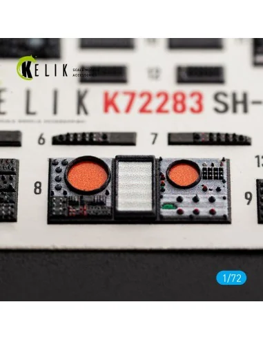 SH-3H Sea King - interior 3D decals for Foreart, 1/72 - Kelik K72283
