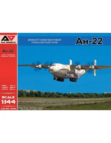 An-22 heavy turboprop transporter, 1/144 - A&A Models AAM4401