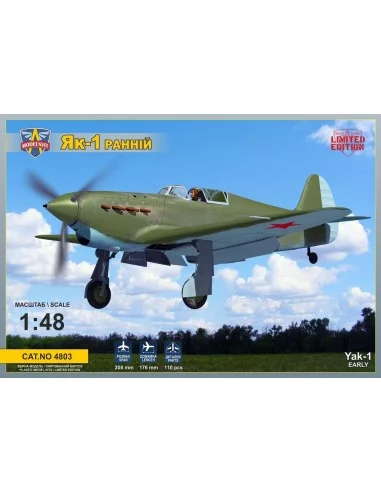 Yak-1 (Early ver.) WWII fighter, 1/48 - ModelSvit MSVIT4803