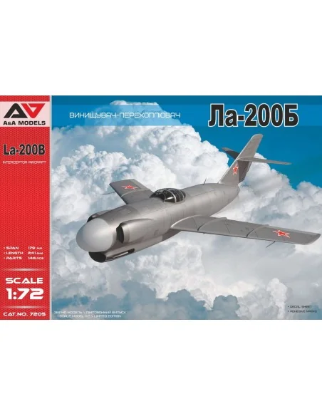 La-200B All-weather interceptor prototype, 1/72 - A&A Models AAM7205