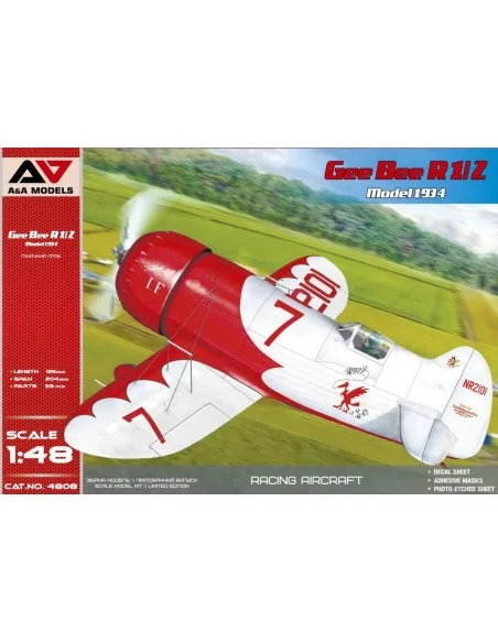 Gee Bee R1/R2 racing aircraft (1934-35 ver.), 1/48 - A&A Models AAM...