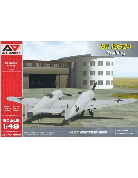 Bf.109 Z-1 Zwilling heavy fighter-bomber, 1/48 - A&A Models AAM4809