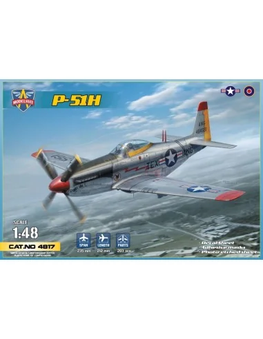P-51H Mustang WWII fighter, 1/48 - ModelSvit MSVIT4817