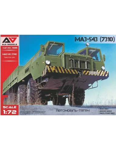 MAZ-543 (7310) Heavy artillery truck, 1/72 - A&A Models AAM7225