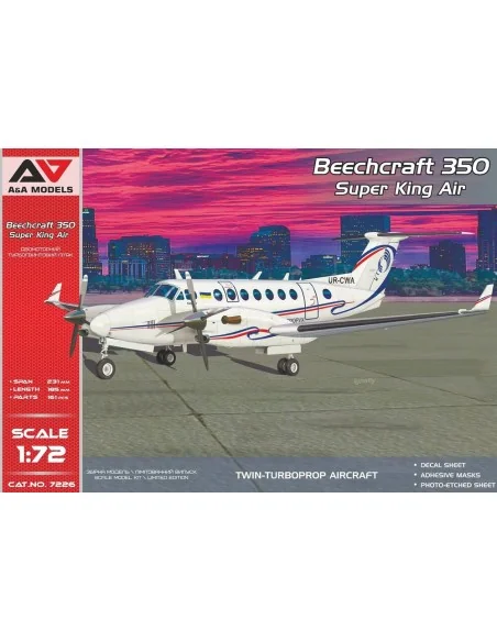 Beechcraft 350 King Air (4 camo schemes), 1/72 - A&A Models AAM7226