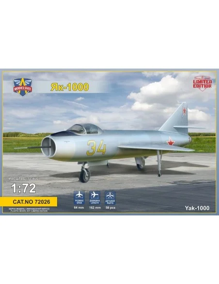 Yak 1000 supersonic demonstrator, 1/72 - ModelSvit MSVIT72026