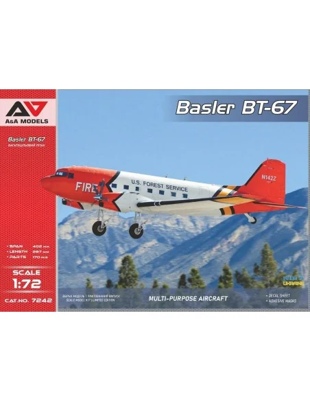 Basler BT-67 ( DC-3 turboprop ver.), 1/72 - A&A Models AAM7242