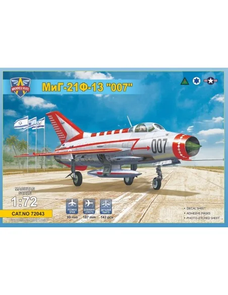 MiG-21F-13 007 (Operation Diamond), 1/72 - ModelSvit MSVIT72043