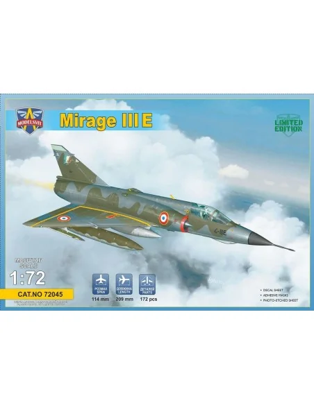Mirage IIIE fighter-bomber, 1/72 - ModelSvit MSVIT72045