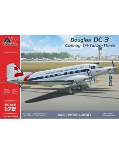 Conroy Tri-Turbo-3 (DC-3 Trimotor), 1/72 - A&A Models AAM7246