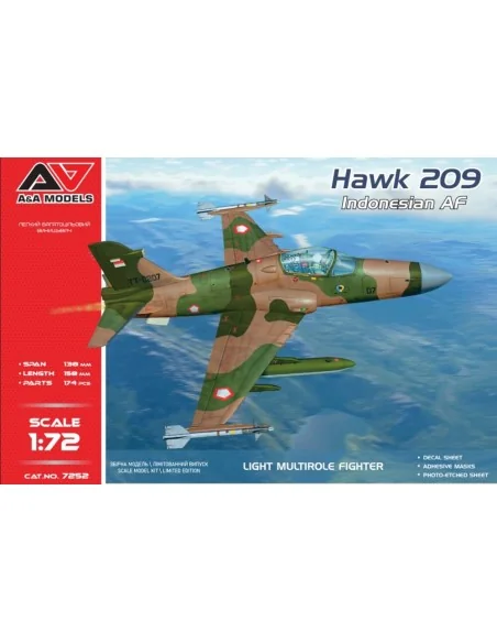 Hawk 209 light fighter (IDN), 1/72 - A&A Models AAM7252