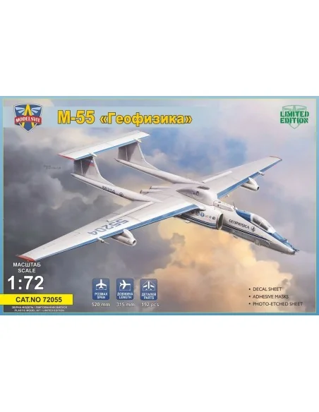 M-55 Geophysica research airplane, 1/72 - ModelSvit MSVIT72055