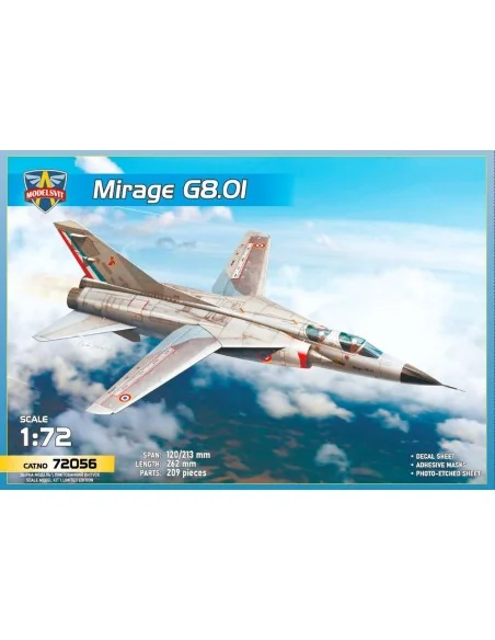 Mirage G8.01 variable-geometry exp.fighter, 1/72 - ModelSvit MSVIT7...