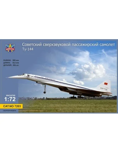 Tu-144 supersonic passenger airliner, 1/72 - ModelSvit MSVIT7203
