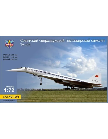 Tu-144 supersonic passenger airliner, 1/72 - ModelSvit MSVIT7203