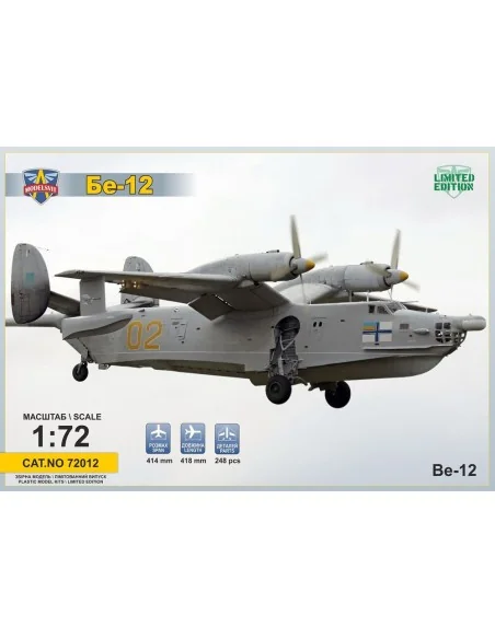 Be-12 Chayka amphibious aircraft, 1/72 - ModelSvit MSVIT72012
