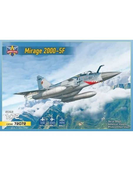 Mirage 2000-5F jet fighter, 1/72 - ModelSvit MSVIT72072