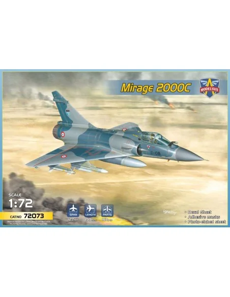 Mirage 2000C multirole jet fighter, 1/72 - ModelSvit MSVIT72073
