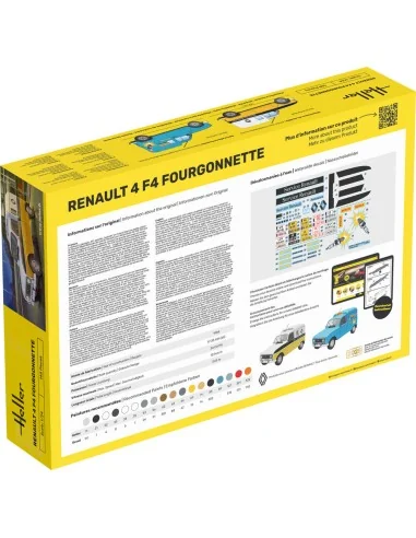 STARTER KIT Renault 4 F4 Fourgonette, 1/24 - Heller 58700