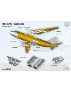 An-124 Ruslan Strategic airlift, 1/72 - ModelSvit MSVIT7202 2