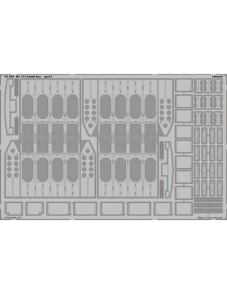 He 111 bomb bay for Revell, 1/32 - Eduard Accessories 32293