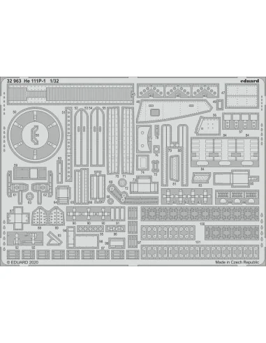 He 111P-1 for Revell, 1/32 - Eduard Accessories 32963
