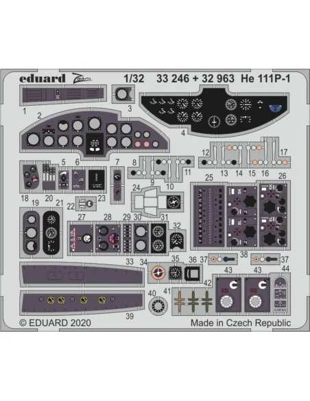He 111P-1 for Revell, 1/32 - Eduard Accessories 33246