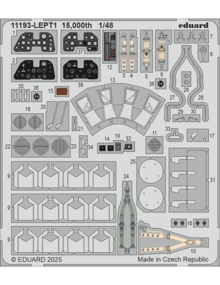 15, 000th, 1/48 - Eduard Plastic Kits 11193