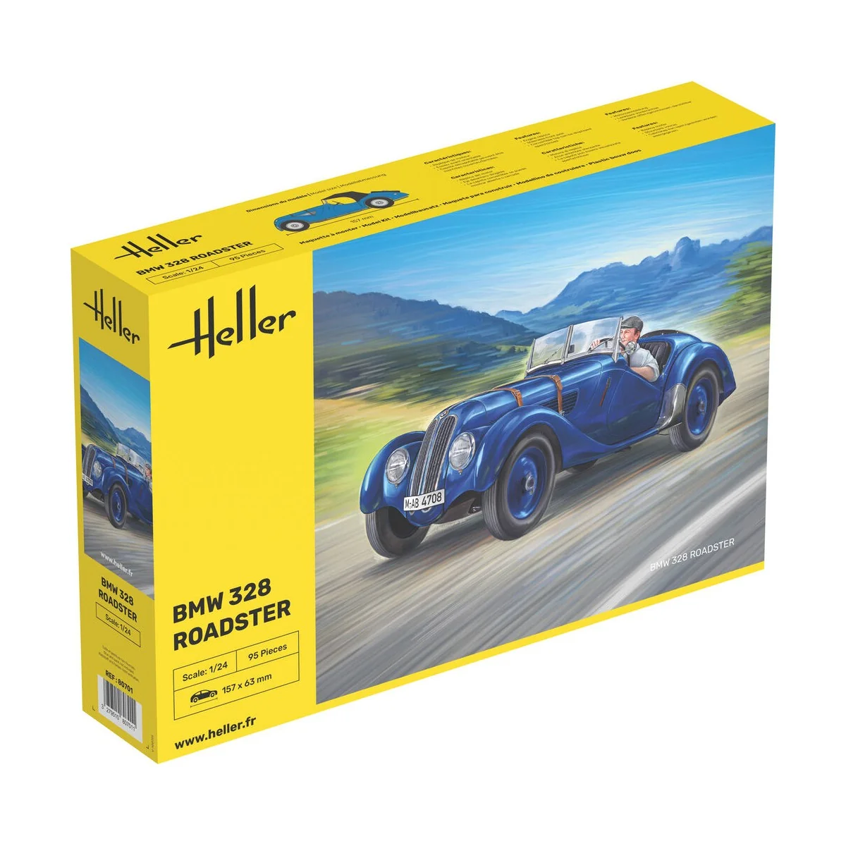 BMW 328 Roadster, 1/24 - Heller 80701