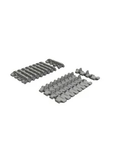Tiger I early tracks PRINT for Tamiya, 1/35 - Eduard Accessories 63...